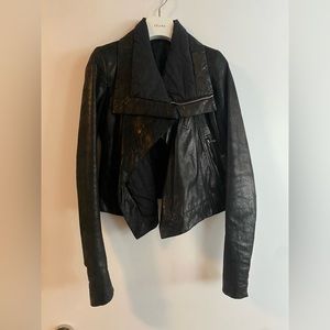 100% Authentic Rick Owens Leather Jacket